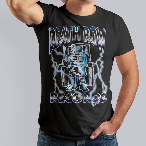 Gildan "Death Row Records" Unisex T-Shirt / Black M-2XL - Picture 1 of 2